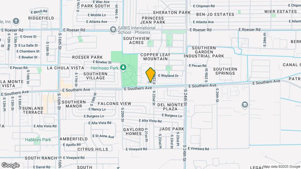 2127 E Huntington Dr Map and Location Details