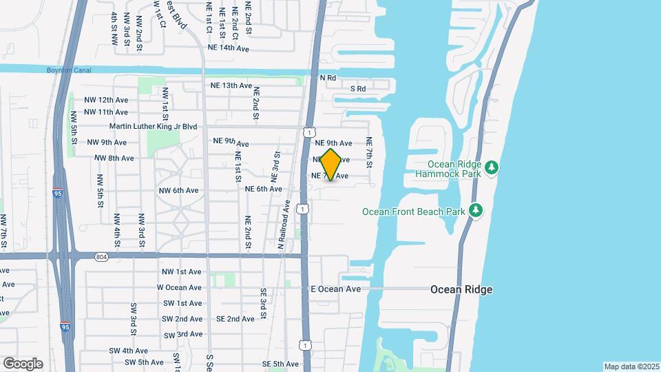 637 NE 6th Ct-Unit -C Map and Location Details