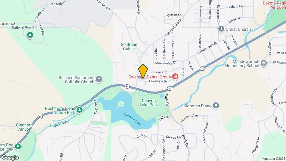 4120 Lakeview Dr Map and Location Details