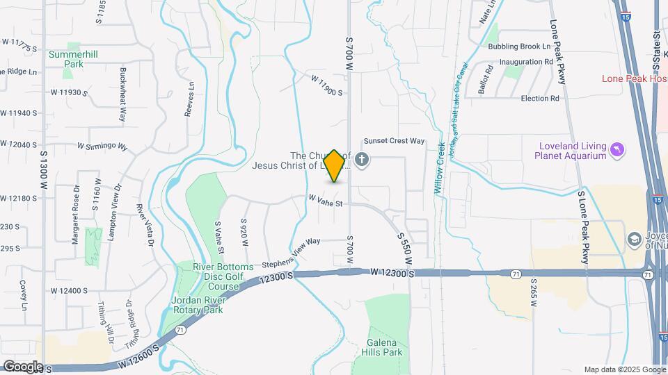 12086 S 735 W Map and Location Details