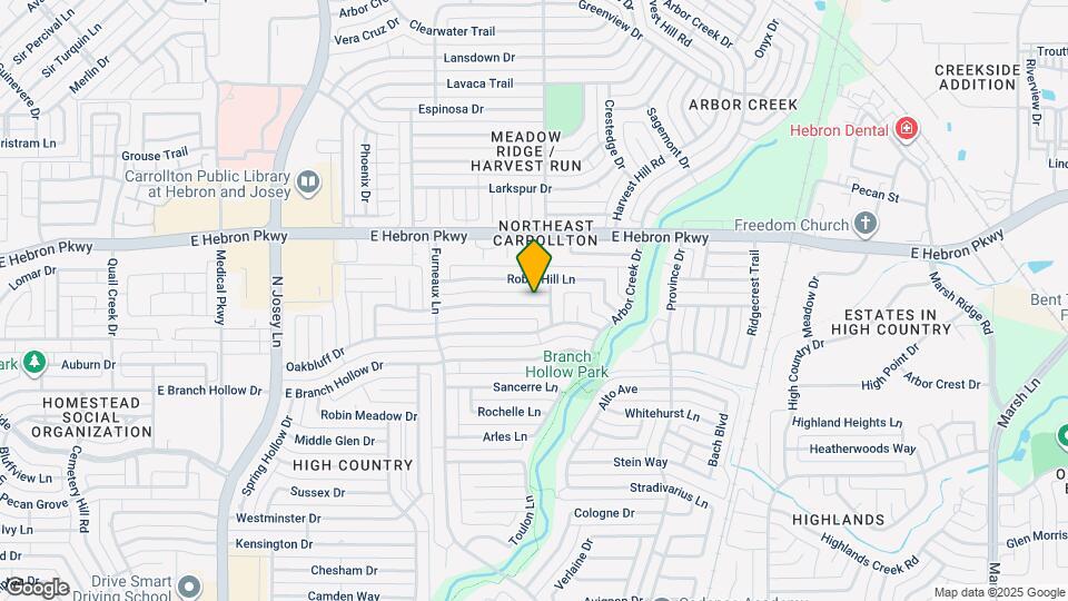 2031 Crestside Dr Map and Location Details