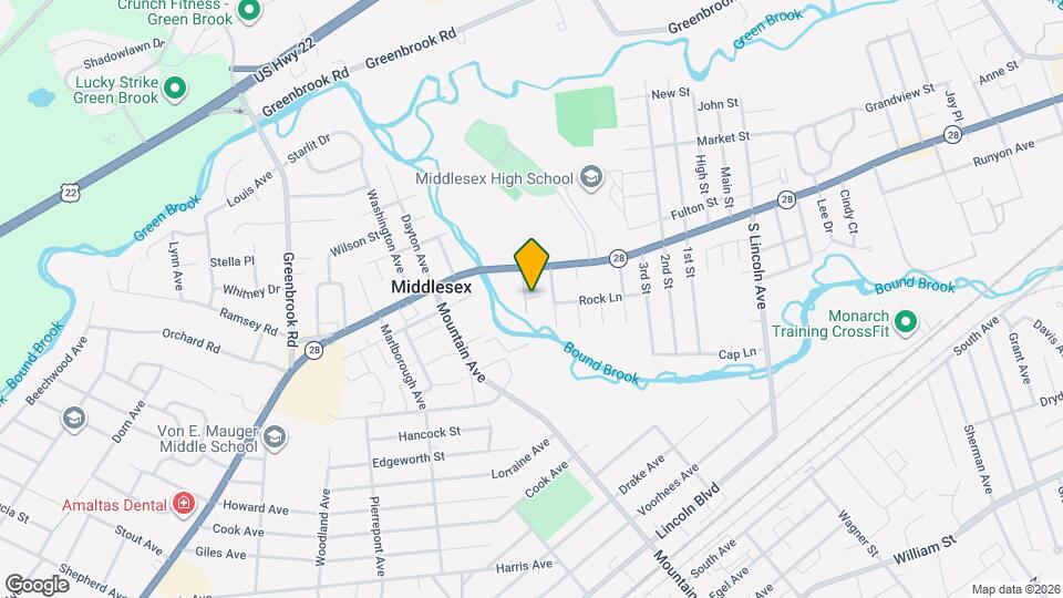 Park Brook Gardens Mapa y Detalles de la Ubicación