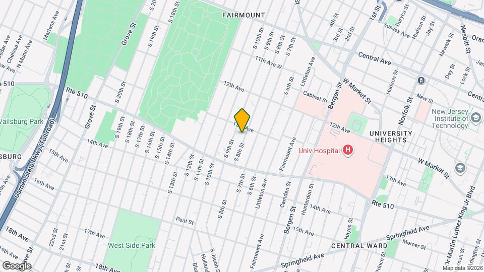 247 S 8th St, Unit 1st Fl Mapa y Detalles de la Ubicación