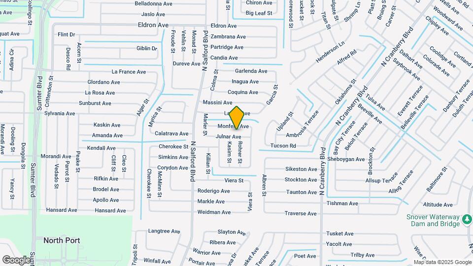3624 Julnar Ave Map and Location Details