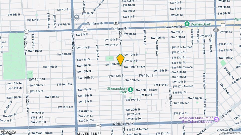 1434 SW 22nd Ave Map and Location Details