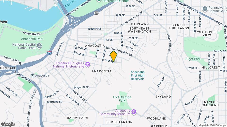 1645 V St SE, Unit #One Mapa y Detalles de la Ubicación