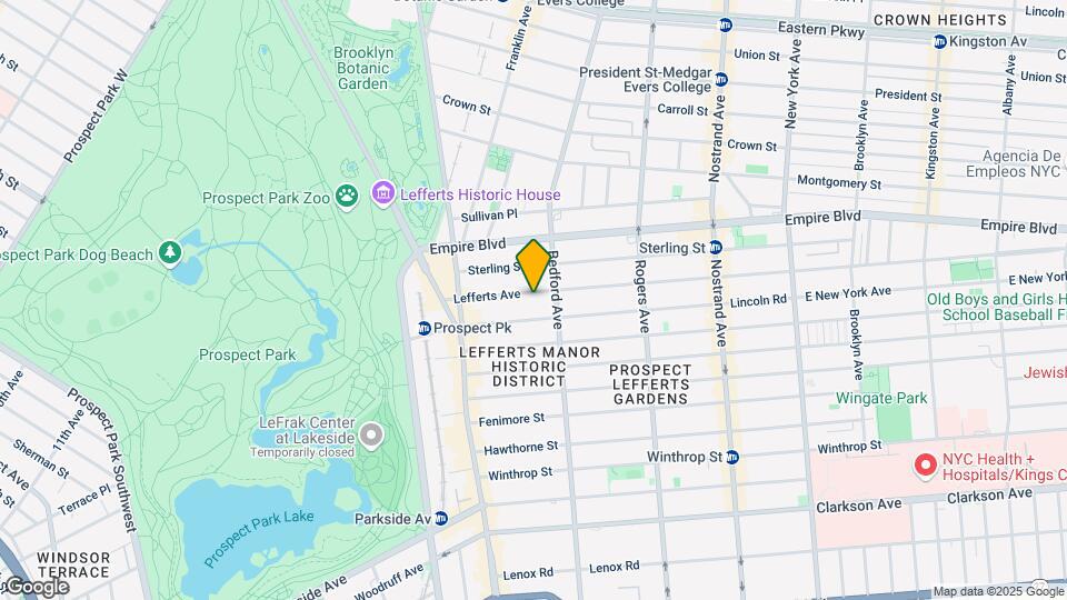 100 Lefferts Avenue Mapa y Detalles de la Ubicación