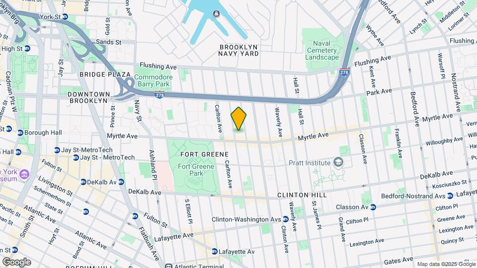 135 Adelphi St Map and Location Details