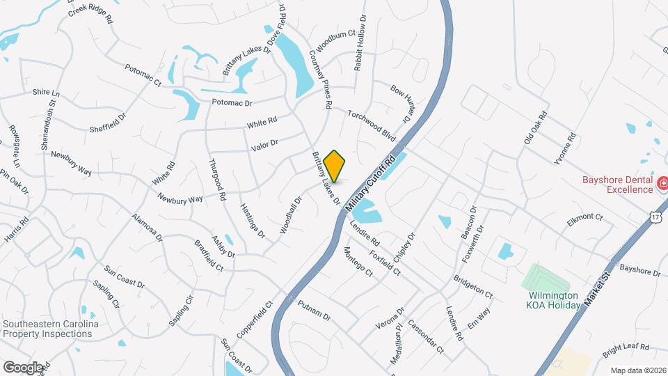 7505 Brittany Lakes Dr Map and Location Details