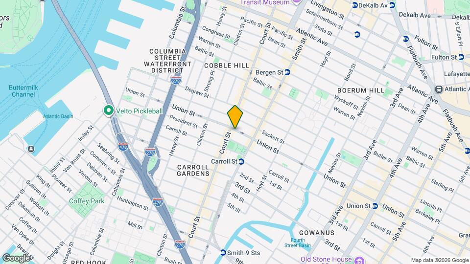296 Union St, Unit 4 Map and Location Details