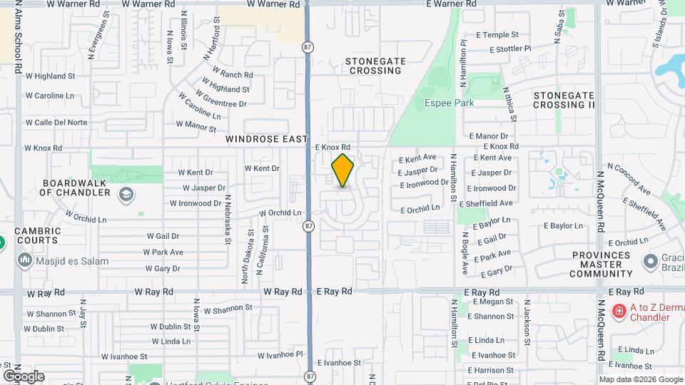 1255 N Arizona Ave, Unit 1153 Mapa y Detalles de la Ubicación