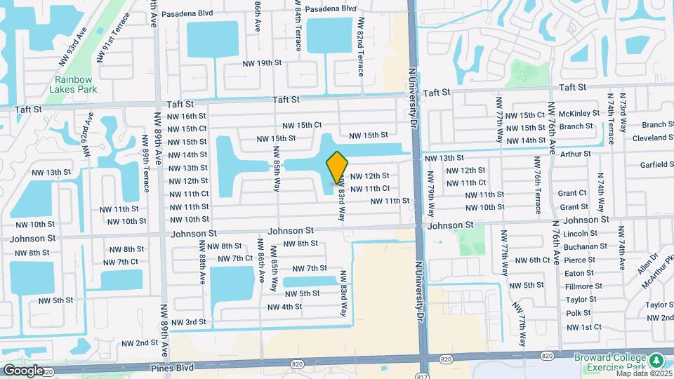 1130 NW 83rd Way Map and Location Details