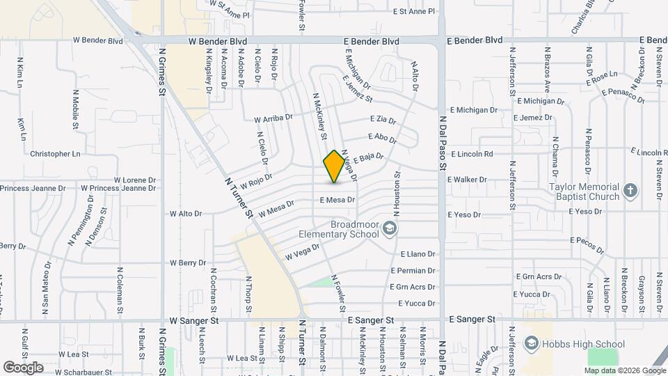 211 E Alto Dr Map and Location Details