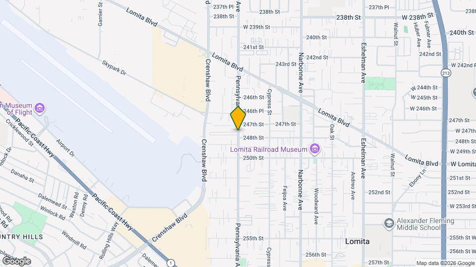 24720 Pennsylvania Ave, Unit 24720 Pennsylvania Map and Location Details