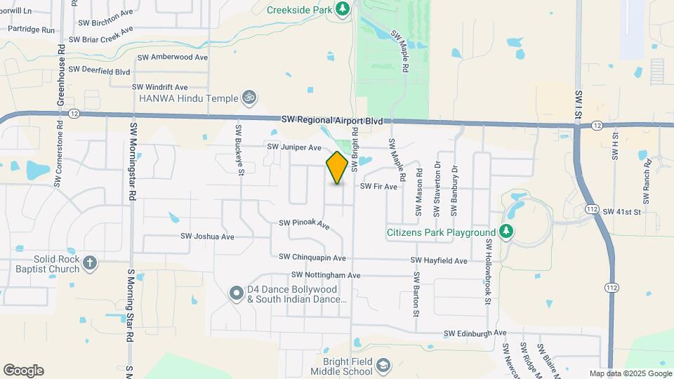 3908 SW Hawthorne St Mapa y Detalles de la Ubicación