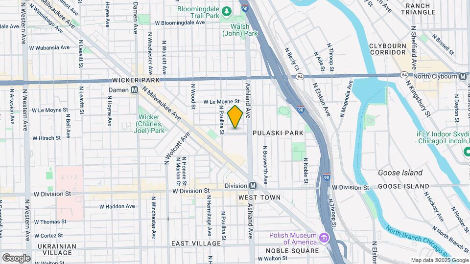 1632 W Blackhawk St, Unit 2 Mapa y Detalles de la Ubicación