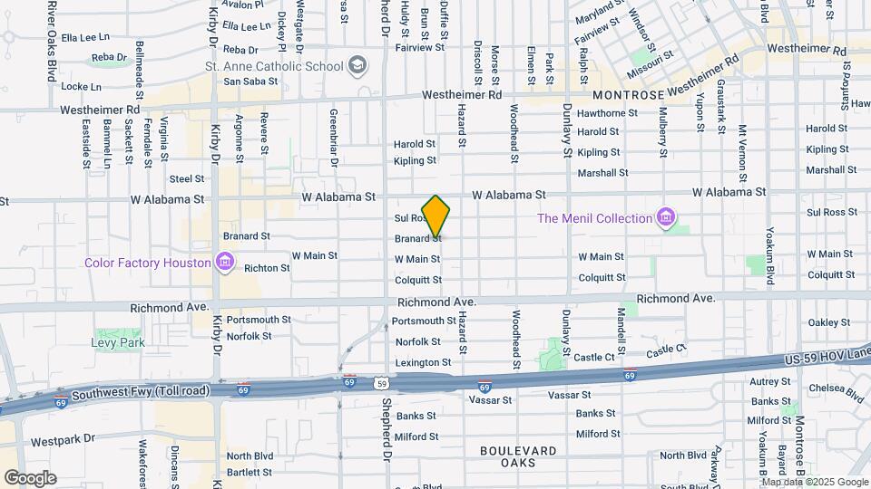 2001 Branard St, Unit 10 Map and Location Details