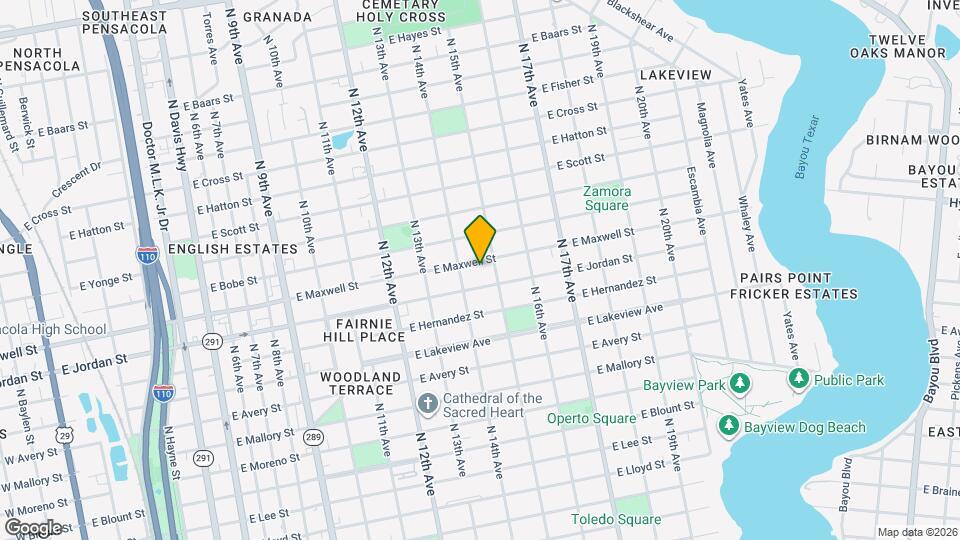 1417 E Maxwell St Map and Location Details