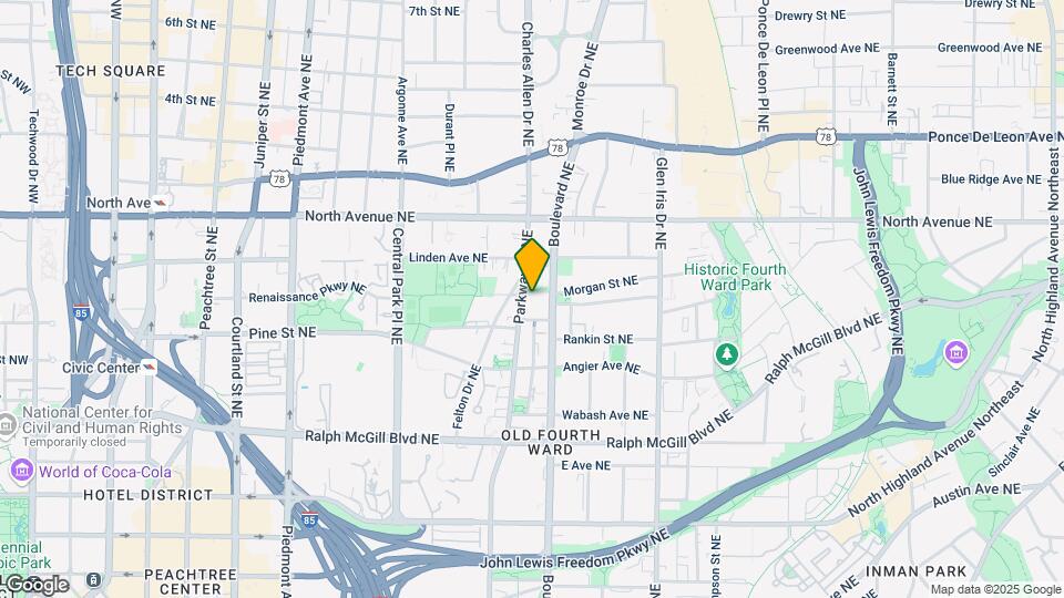 525 Parkway Dr NE Map and Location Details