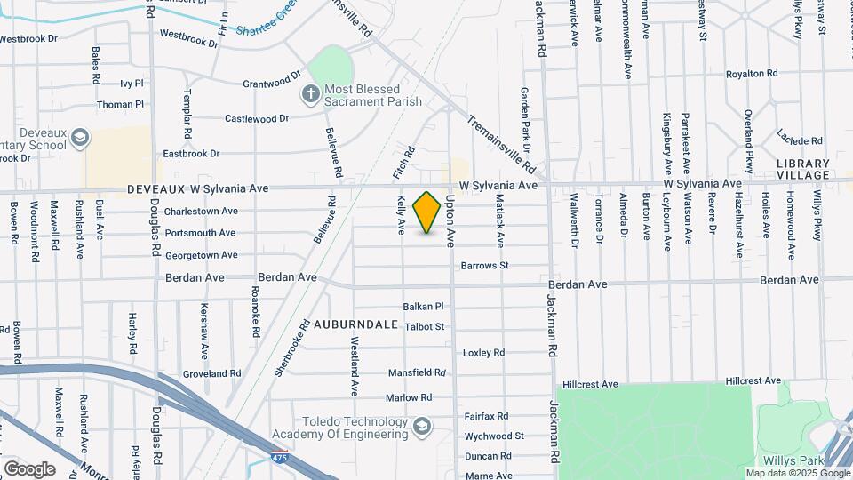 1930 Berkshire Pl Map and Location Details