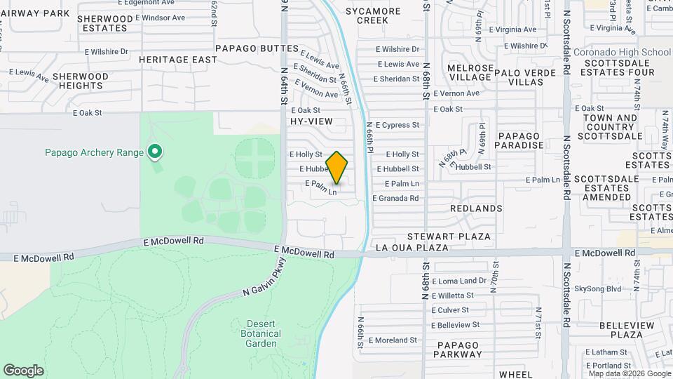 6522 E Palm Ln Mapa y Detalles de la Ubicación