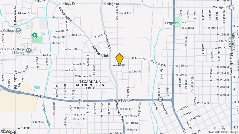 1805 W 24th St Map and Location Details