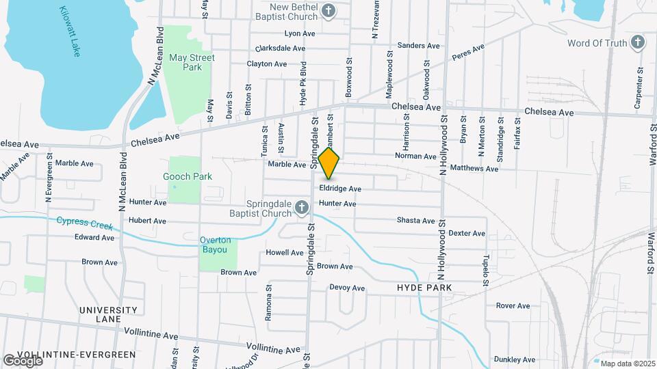 2238 Eldridge Ave Map and Location Details