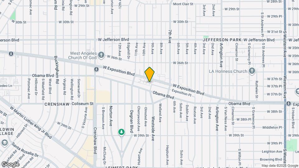 2907 W Exposition Pl Map and Location Details