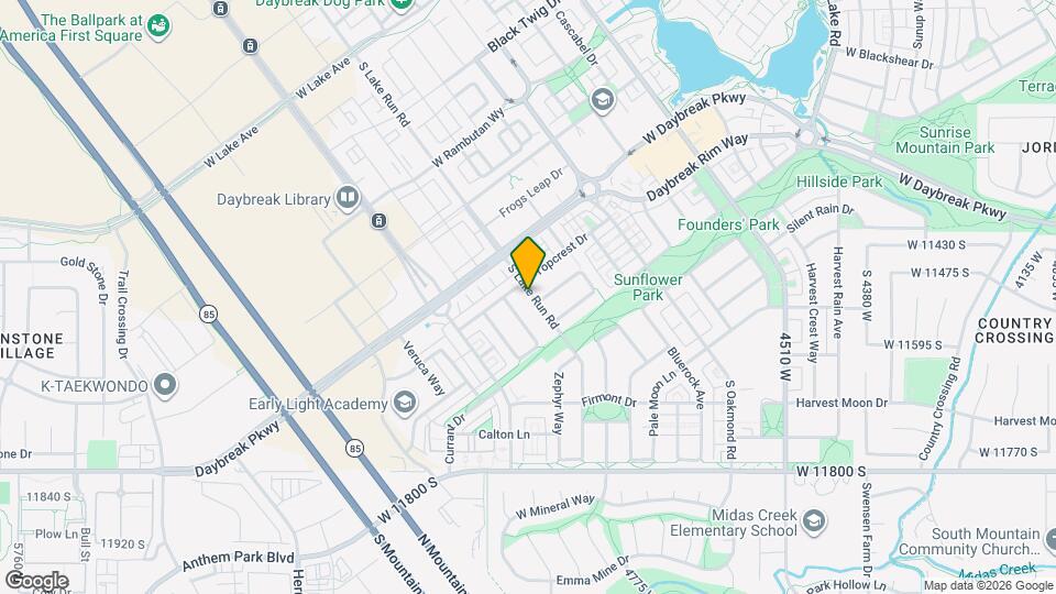 11514 S Lake Run Rd Map and Location Details