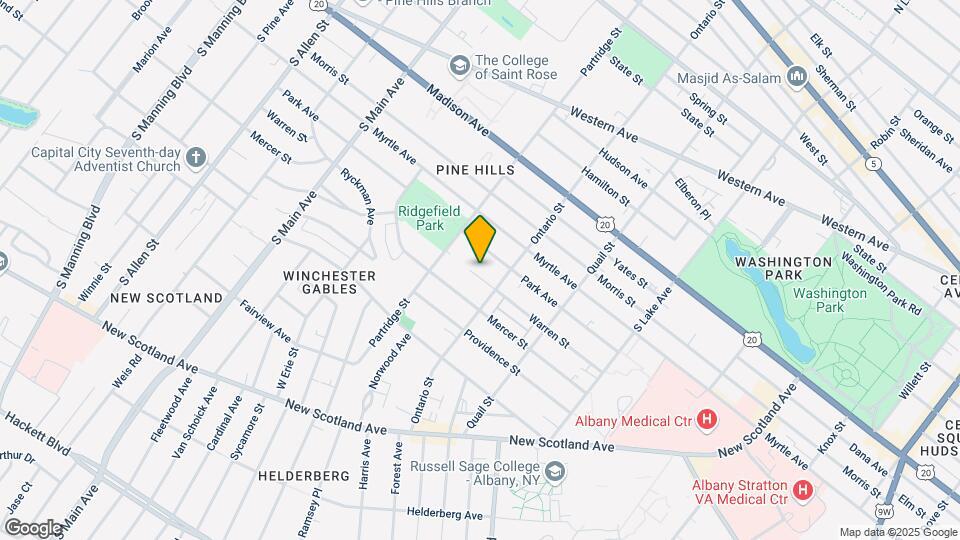 The Rise | Pine Hills Mapa y Detalles de la Ubicación
