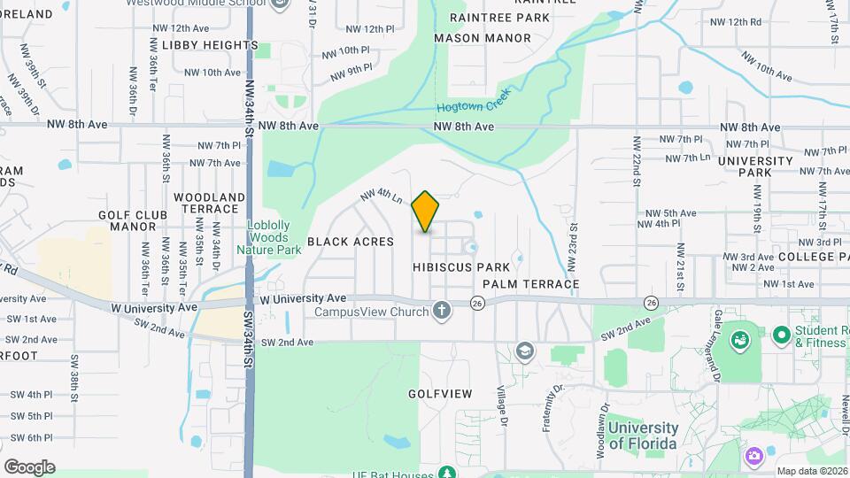 380 NW 27th Terrace Map and Location Details