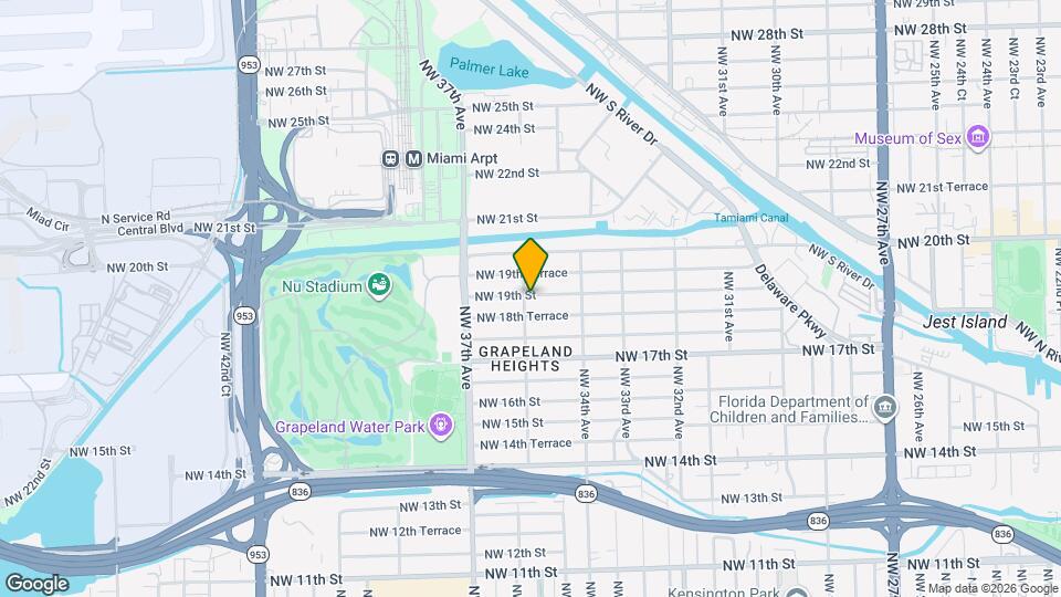 3560 NW 19th St Map and Location Details