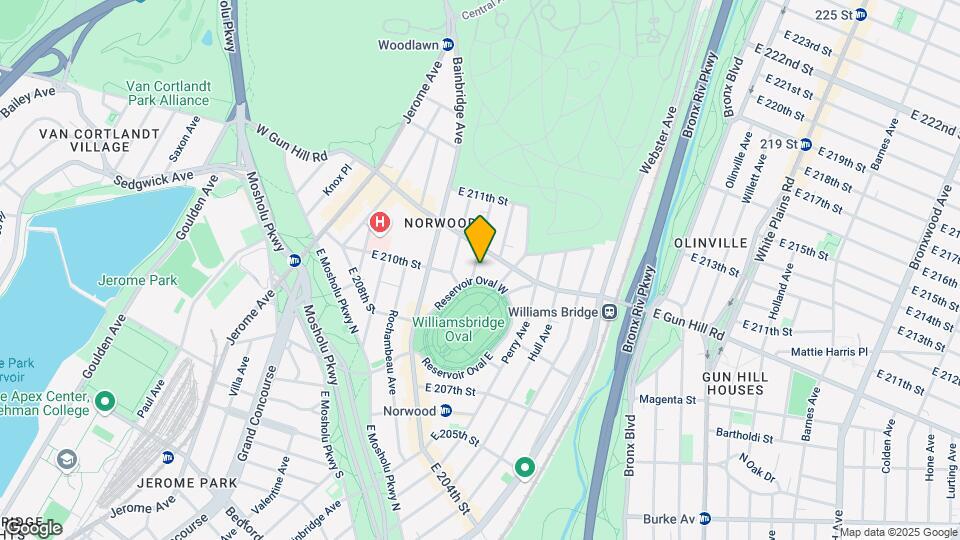 3400 Tryon Ave Map and Location Details