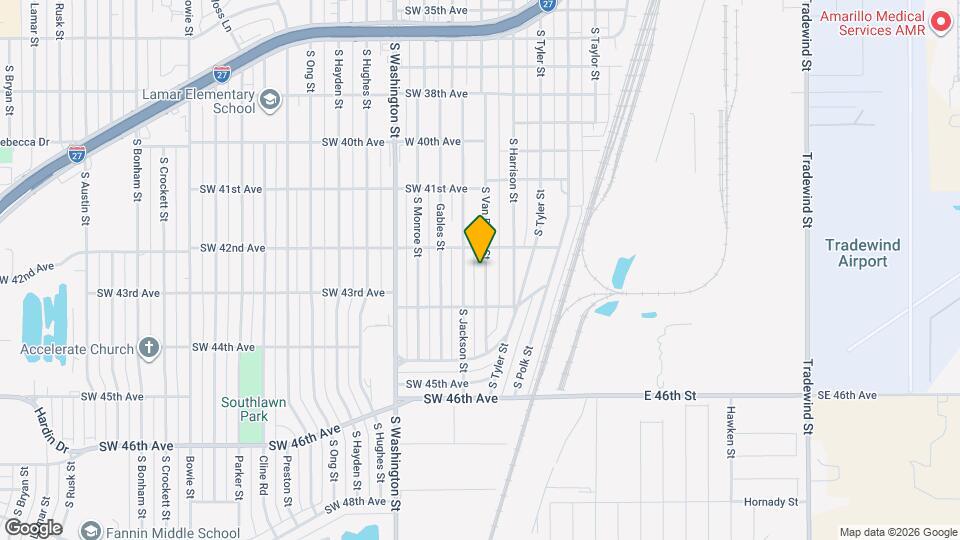 4210 S Van Buren St Map and Location Details