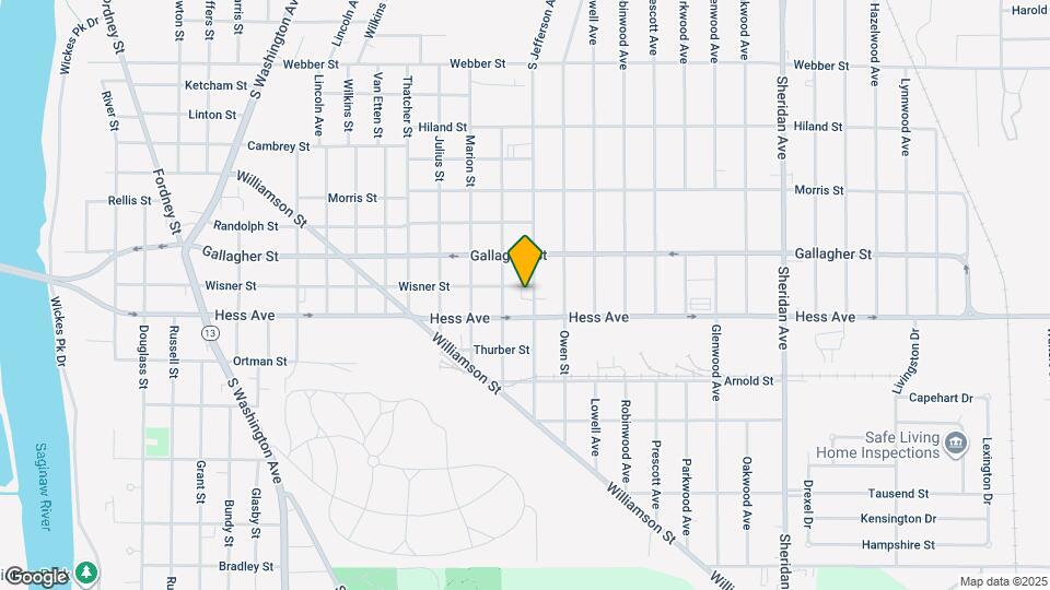 2809 S Jefferson Ave Map and Location Details