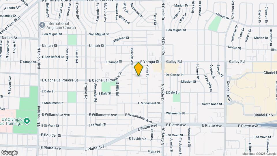 839 Bennett Ave Map and Location Details