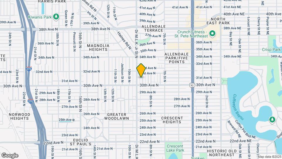 3042 Highland St N Map and Location Details