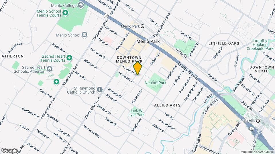 837 Live Oak Ave Map and Location Details
