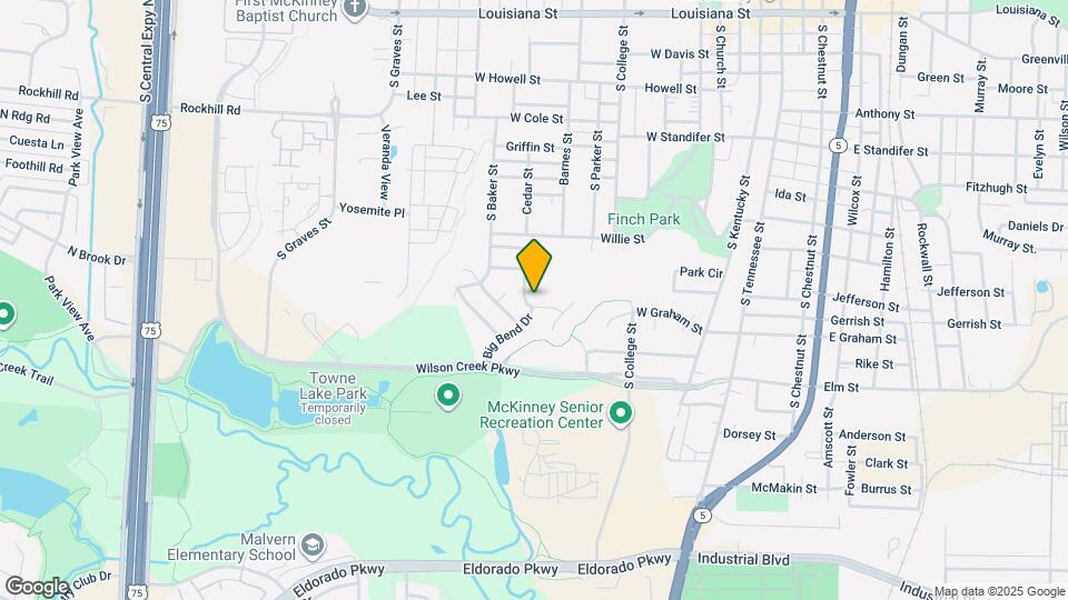 1100 Hyde Park Dr Map and Location Details