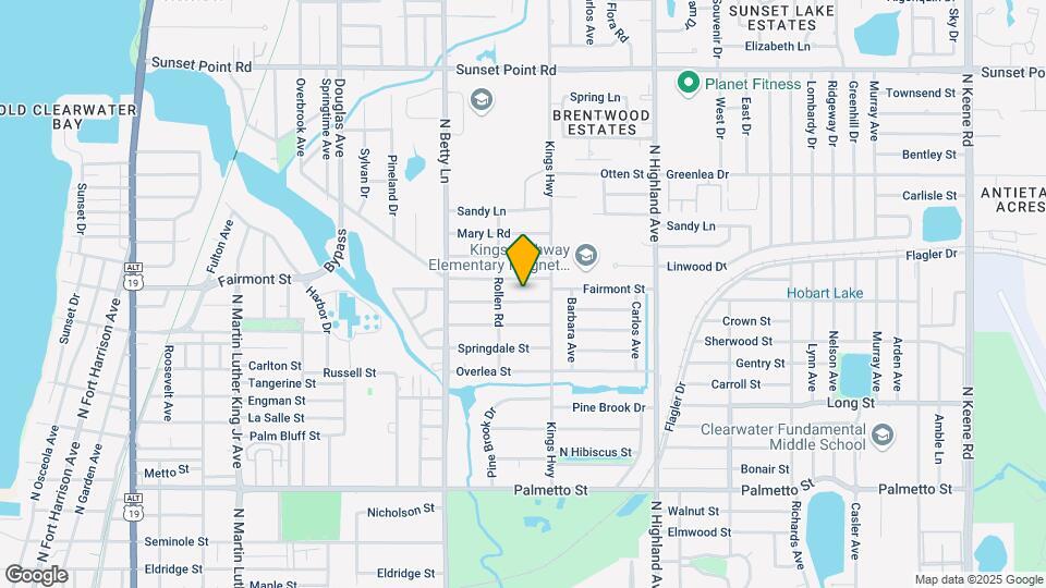 1352 Parkwood St Map and Location Details