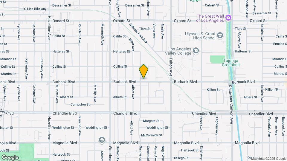 13455 Burbank Blvd Map and Location Details