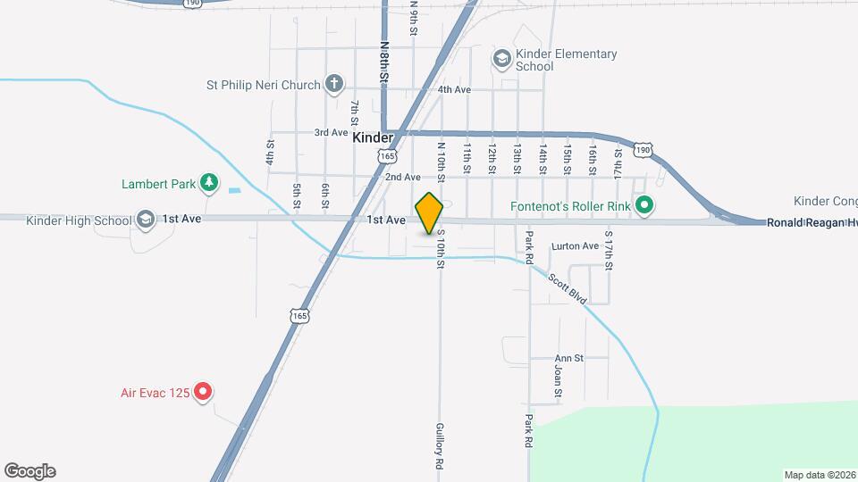 Kinder Place Map and Location Details