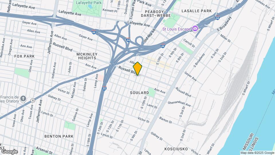 2110 S 11th St Map and Location Details