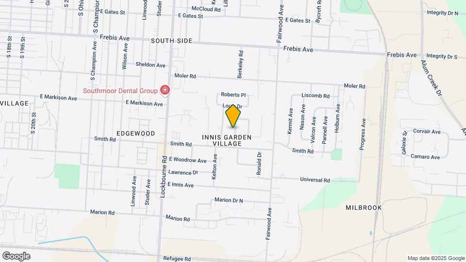 1833 Berkeley Rd Map and Location Details