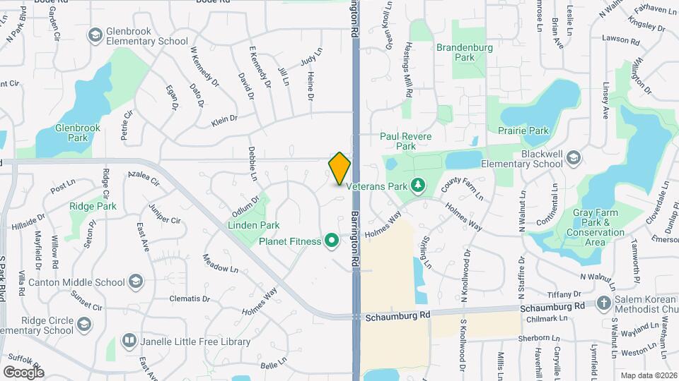 340 Glen Leven Ct Map and Location Details