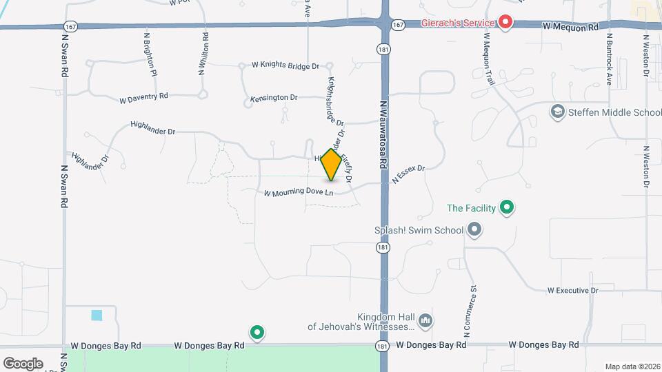 7850 W Mourning Dove Ln Map and Location Details