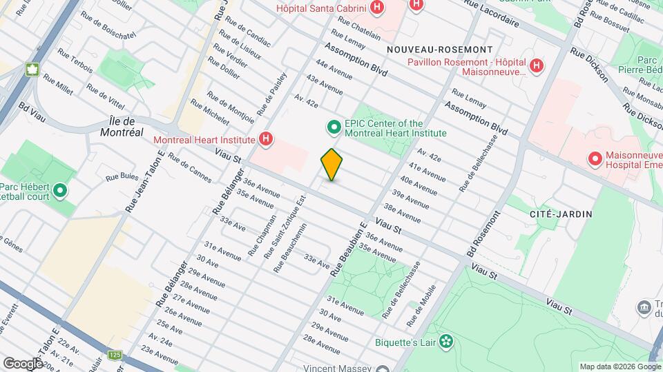 6660 38E Av Map and Location Details