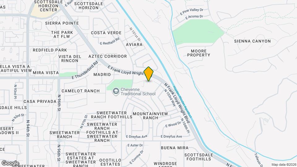 Aspendale Scottsdale 55+ Active Adult Community Map and Location Details