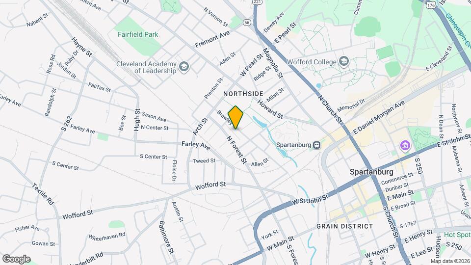 516 Brawley St Map and Location Details