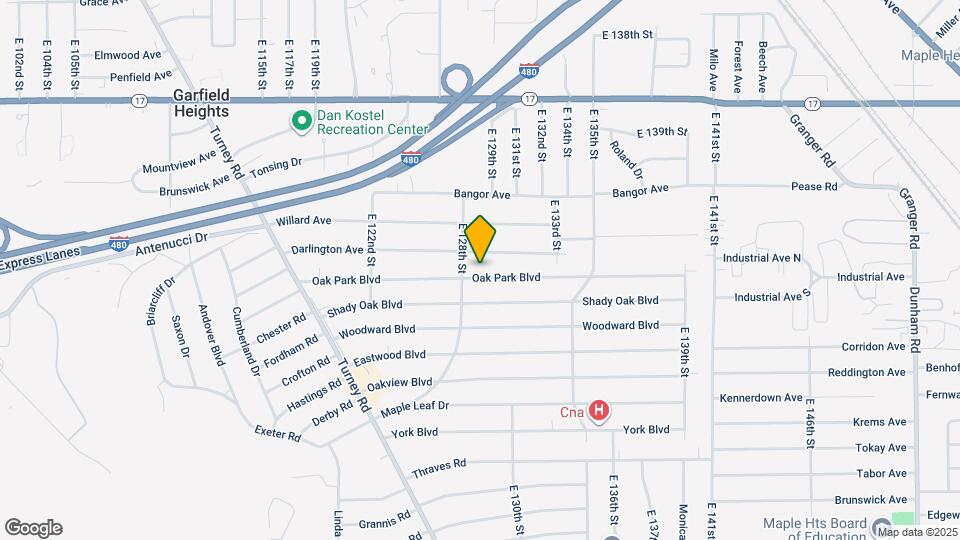 12821 Oak Park Blvd Map and Location Details